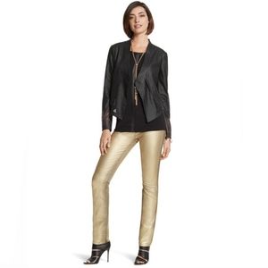 Chicos Black Label Gold pants Chicos 0 = Size 4